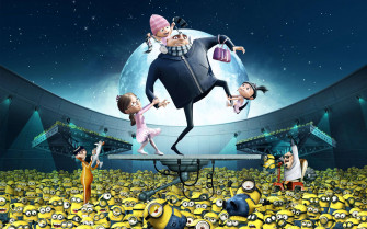 Gru Daughters Despicable Me Wallpaper