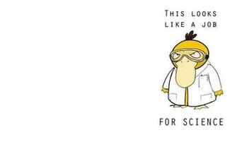 Science Pokemon Psyduck White Background Wallpaper