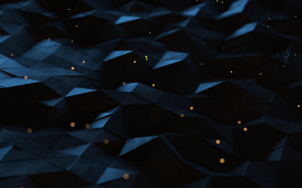 Polygon Art Geometry Blue Abstract 4k HD Wallpaper Image Photos