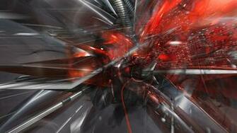 Wallpaper Cybernetic Chaos 3d Cyber Techno Photo