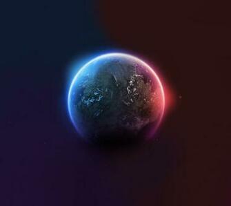 Light Earth Wallpaper On My Desktop