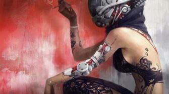 Neuromancer Cyborg Wallpaper HD Desktop And Mobile Background