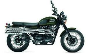 Triumph Motorcycle Scrambler Green Picture Jpg