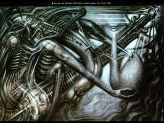 Hr Giger Wallpaper Art Painting