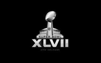 Super Bowl Xlvii Logo On Black Back