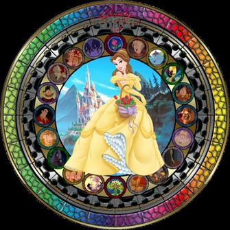Beauty And The Beast Stained Glass By Scottie1189