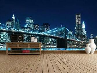 Home Wallpaper Manhattan Bridge At Night