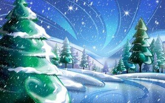 Snowy Forest Wallpaper