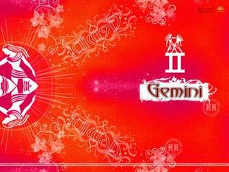 Gemini Wallpaper Zodiac Sign Glowing