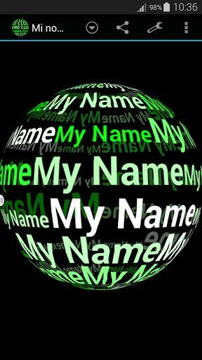 My Name In 3d Live Wallpaper Descargar