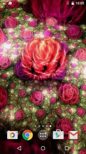 Glowing Flowers Live Wallpaper Android Apps On Google Play