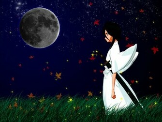 Rendered Beauty Rukia Kuchiki Wallpaper