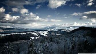 Mountains Winter Wallpaper