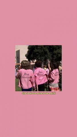 Grease Wallpaper Movie Aesthetic Pink Ladies