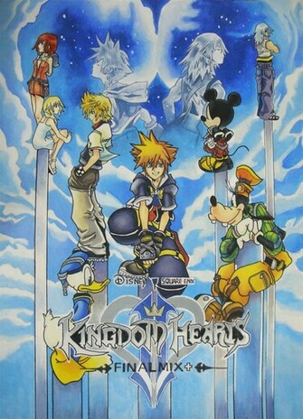 Kingdom Hearts Final Mix By Sam Bluefunnybear Fan Art Wallpaper Games