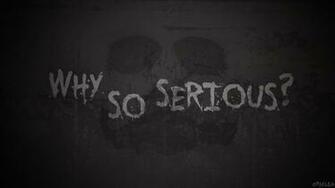 Orakleh The Joker Why So Serious Wallpaper By