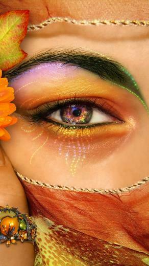 Beautiful Eye Makeup iPhone Plus And Wallpaper