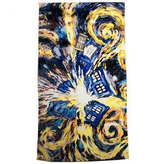 Tardis Painting Van Gogh Wallpaper Exploding