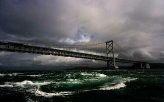 Bridge Sea Sky Cloudy Excitement Gloomy Stock Photos