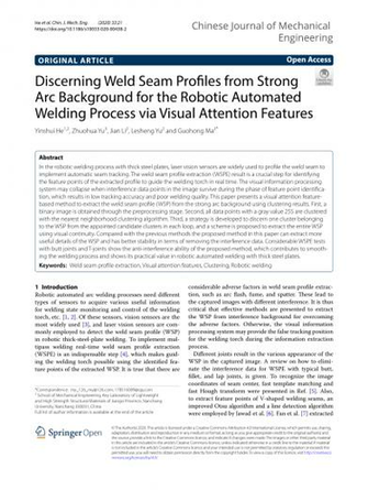 Pdf Discerning Weld Seam Profiles From Strong Arc Background For
