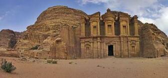 Petra In Jordan HD Wallpaper Landmarks