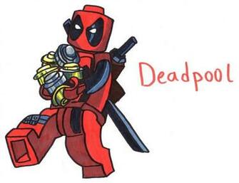 Marvel Superheroes Deadpool Wallpaper Lego By Youcandrawit