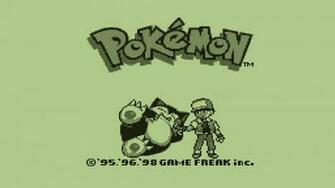 Pokemon Original Gameboy Title Screen