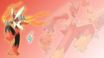 Torchic Combusken Blaziken And Mega Wallpaper By Glench