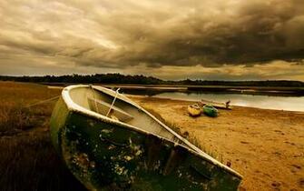 Computer Widescreen Wallpaper Old Boat X