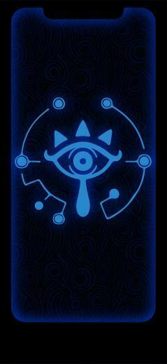 Made A Sheikah Slate Wallpaper For iPhone X Breath
