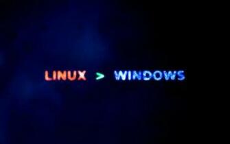 Linux Vs Windows Wallpaper
