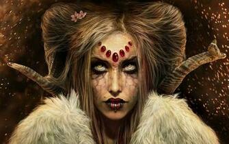 Wallpaper Evil Woman