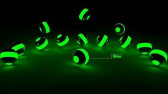 Abstract Spheres Wallpaper