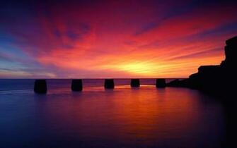 Cool Sunset Background On