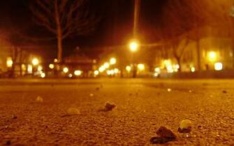 Bratislava In Night Wallpaper Stock