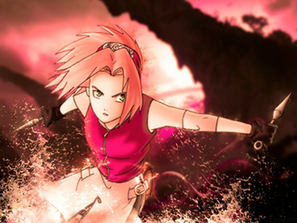 Wallpaper Sakura Haruno By Luchinet