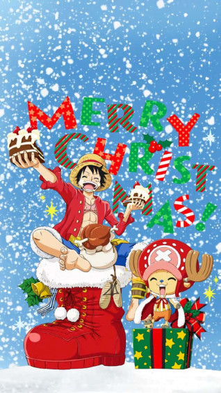 Celebrate With These Christmas Anime Boys Wallpaper