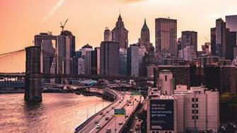 Orange Manhattan Wallpaper A Day