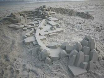 Geometric Sand Castle Ten Wallpaper Stock