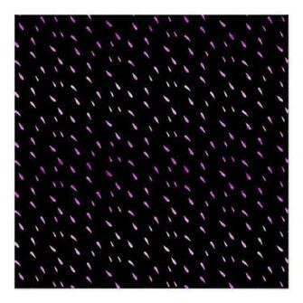 Purple Rain Faux Foil Metallic Black Background Poster