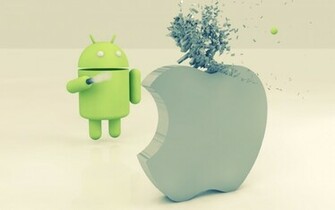 Apple Vs Android Desktop Pc And Mac Wallpaper