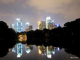 City Night Skyline Scene