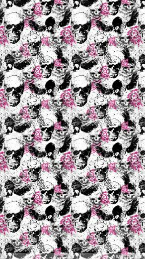 Skulls iPhone Wallpaper Is Very Easy Just Click