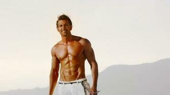 Famous Bollywood Actor Hrithik Roshan Pack Abs Body HD Photos