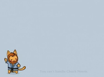 Chibi Kitty Chuck Norris Wallpaper Ya You Read That Right