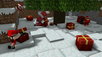 Minecraft Christmas 4k Ultra HD Wallpaper Background Image
