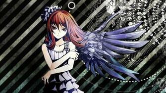 Anime Girl Mechanical Wings Desktop Pc And Mac Wallpaper