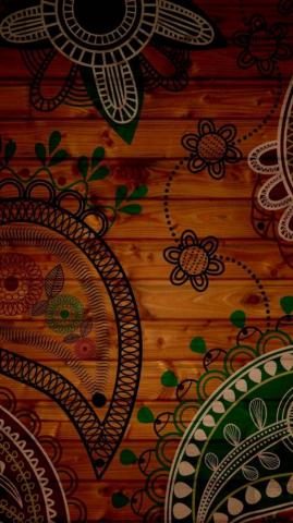 Wooden Patterns Phone Background Pattern