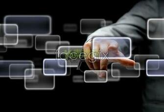 Touch Screen Background Blur Tech HD Pictures To
