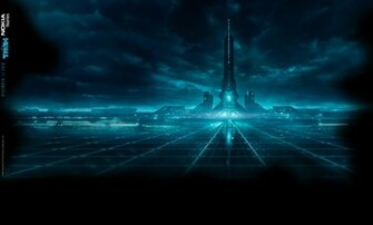 Background Tron City Grid Backend From Legacy